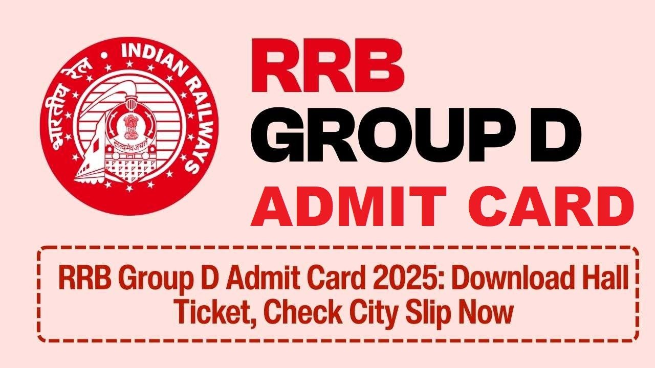 Railway RRB Group D Exam City / Admit Card 2026