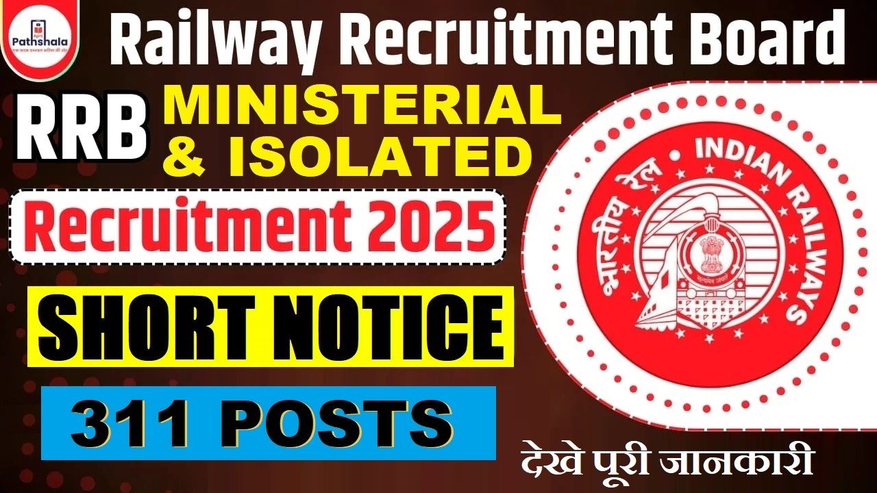RRB Ministerial & Isolated Category Recruitment 2026