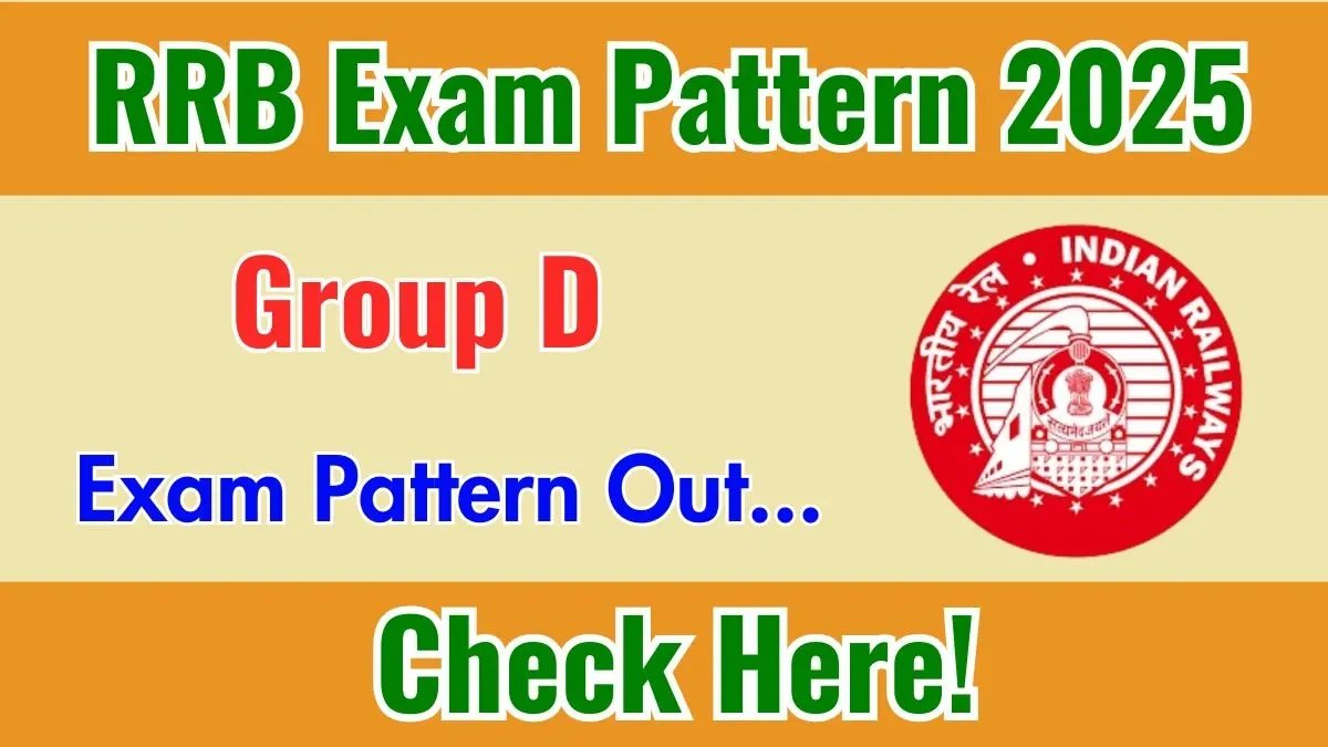 RRB Group D Exam Pattern 2025