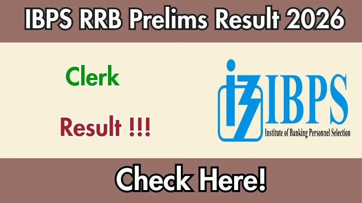 IBPS RRB Clerk Prelims Result 2026 – Download Scorecard & Merit List